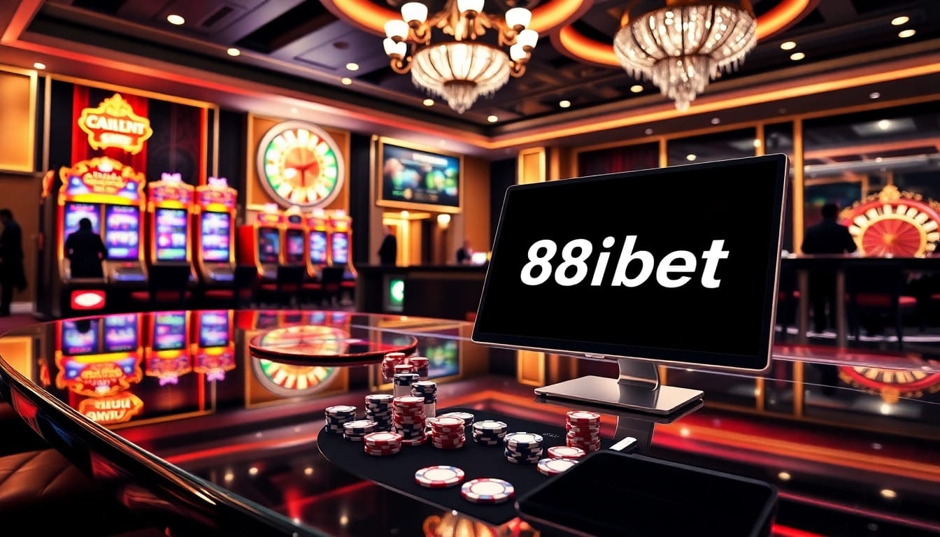 High-stakes players enjoying an exciting game at an 88i bet casino table.