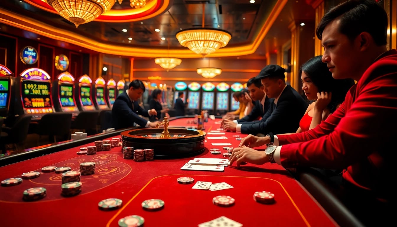 Experience the thrill of winning at haywin's luxurious casino tables.