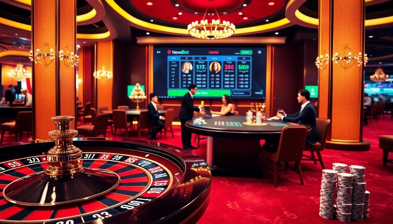 Experience thrilling gaming action at https://new88bet.us/ with an inviting casino atmosphere.