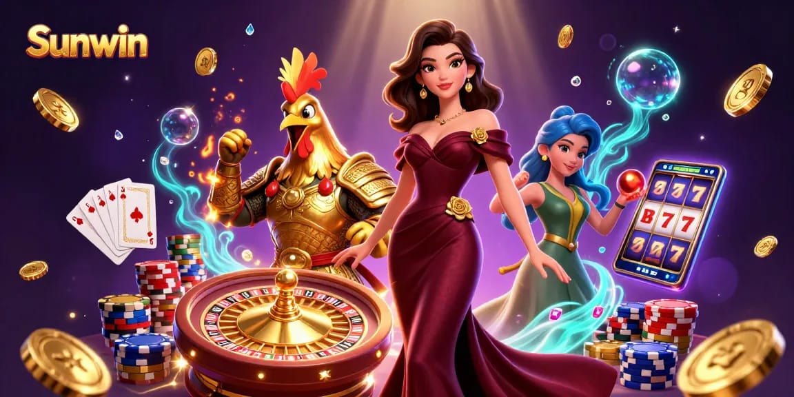 Win big with Sunwin's dazzling casino action, featuring glamorous adventures and vibrant gaming.