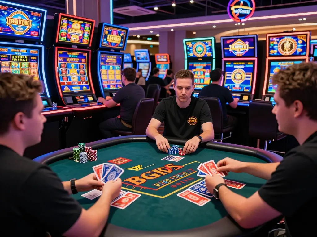 Experience the thrill at luck8 online casino with vibrant games and enthusiastic players in a modern gaming environment.