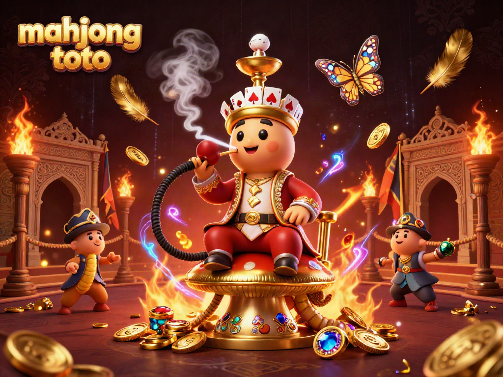 Experience mahjong toto with a vibrant casino scene featuring unique 3D characters and dynamic elements.