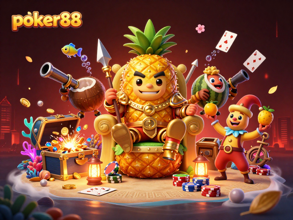 Menangkan bermain poker88 dengan lebih seru di ilustrasi kasino pantai yang penuh aksi.