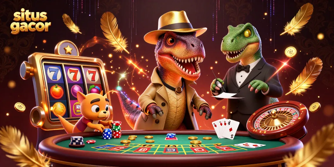 Experience situs gacor with thrilling card games as velociraptor counters sneak at the casino.