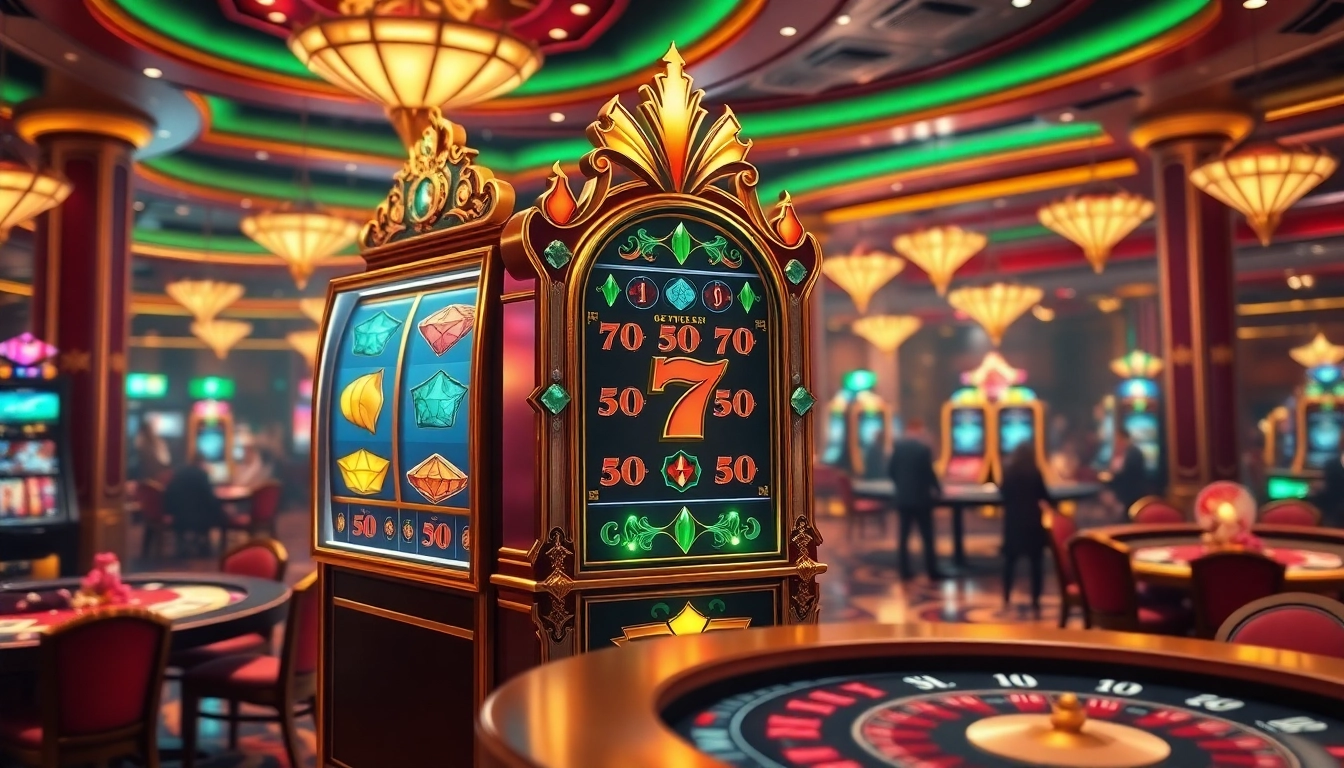 Experience the excitement of bk8 สล็อต with vibrant slot machines and elegant casino atmosphere.
