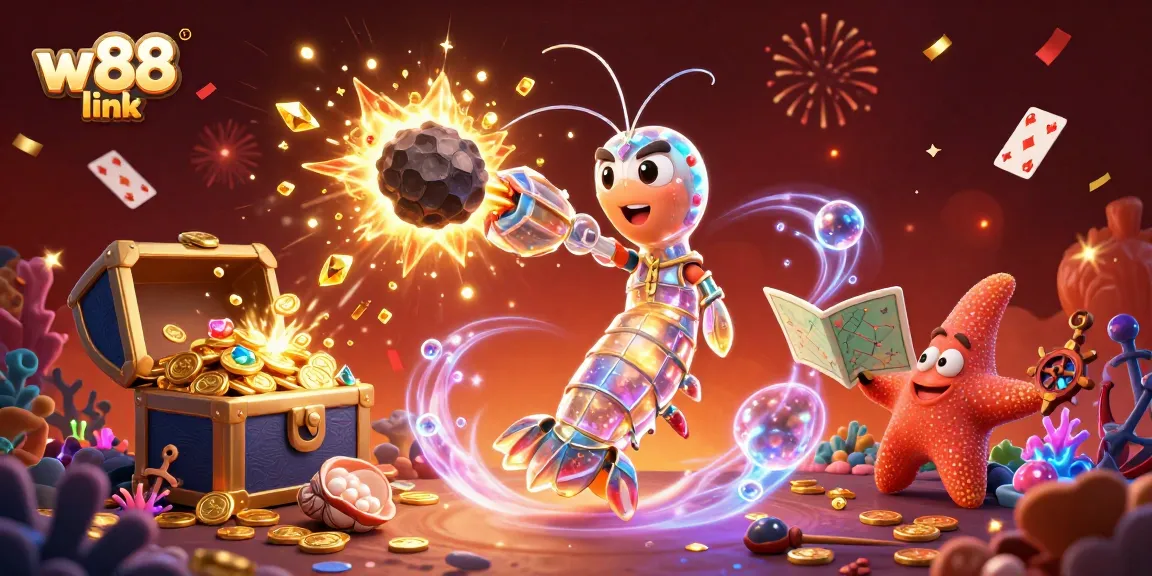 Experience thrilling games at W88 link with a galactic samurai among golden treasures.
