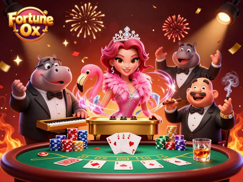 เล่นสล็อต Fortune Ox สนุกในบรรยากาศคาสิโนสุดหรูที่มีการแสดงสดพร้อมสัญลักษณ์โชคลาภ