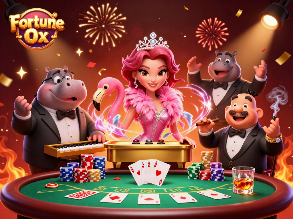 เล่นสล็อต Fortune Ox สนุกในบรรยากาศคาสิโนสุดหรูที่มีการแสดงสดพร้อมสัญลักษณ์โชคลาภ