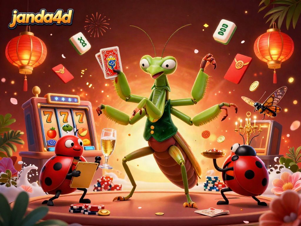 Janda4D menghadirkan pengalaman bermain slot dengan simbol keberuntungan dan suasana kasino yang meriah.