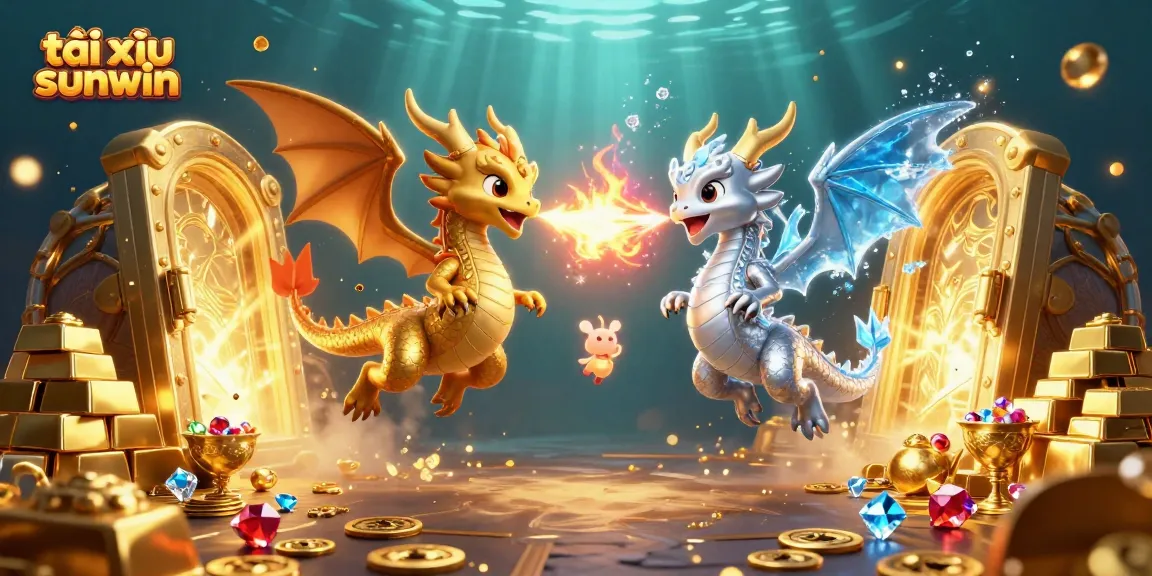 Engage with thrilling tài xỉu sunwin gameplay, featuring golden treasures and dynamic 3D dragons