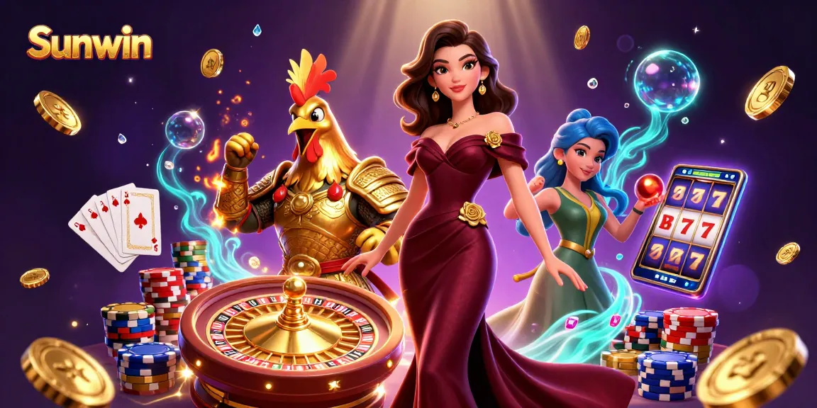 Win big with Sunwin's dazzling casino action, featuring glamorous adventures and vibrant gaming.