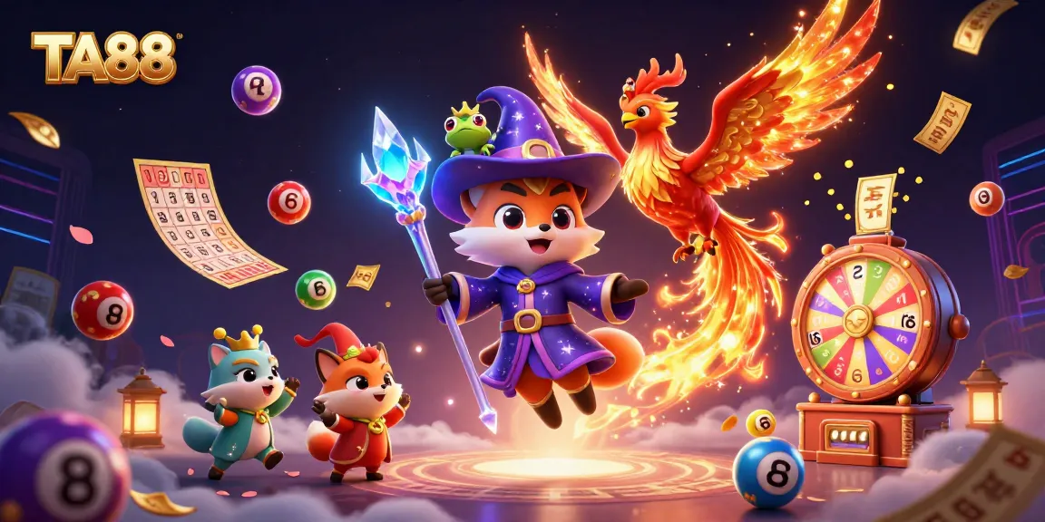 Experience thrilling lottery excitement with TA88 through vibrant, dynamic casino visuals.