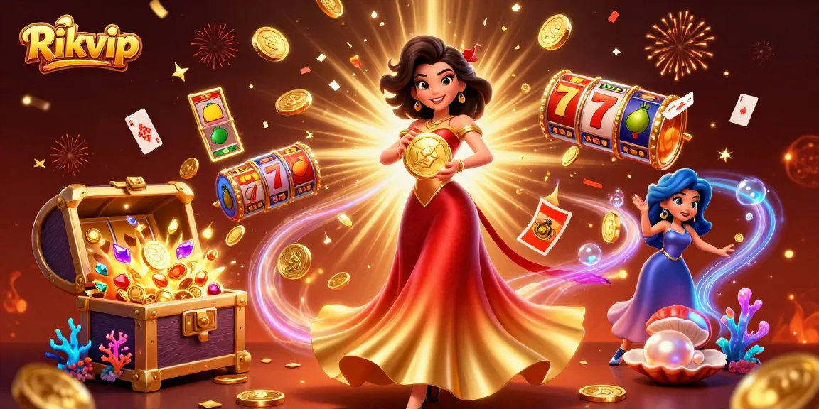 Experience the excitement of Rikvip online slots with vibrant action and dazzling gold coins!