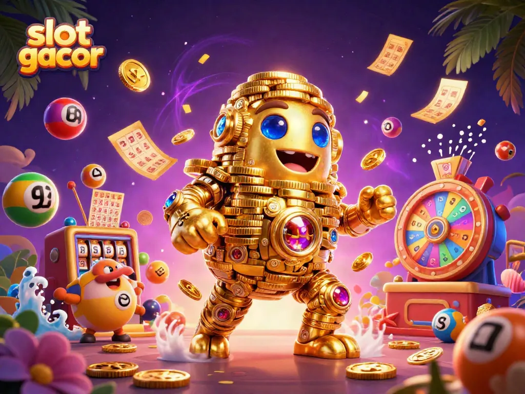 Slot gacor yang mudah dimenangkan dengan karakter golem emas dan elemen permainan menarik lainnya.