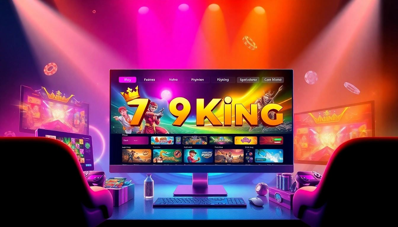 79King online gambling platform highlighting features, vibrant gaming