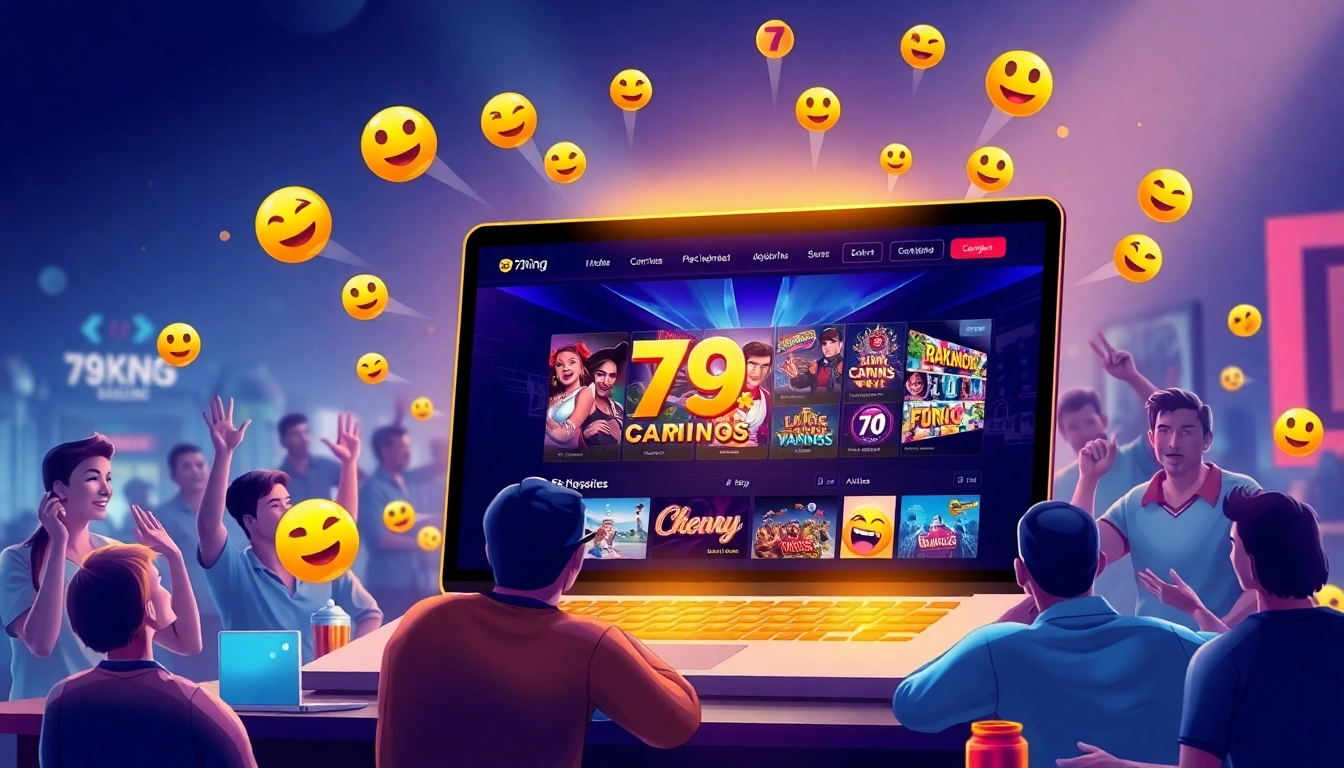 Aufregendes Online-Glücksspielerlebnis bei 79king mit Spielern und lebhaften Spielgrafiken.