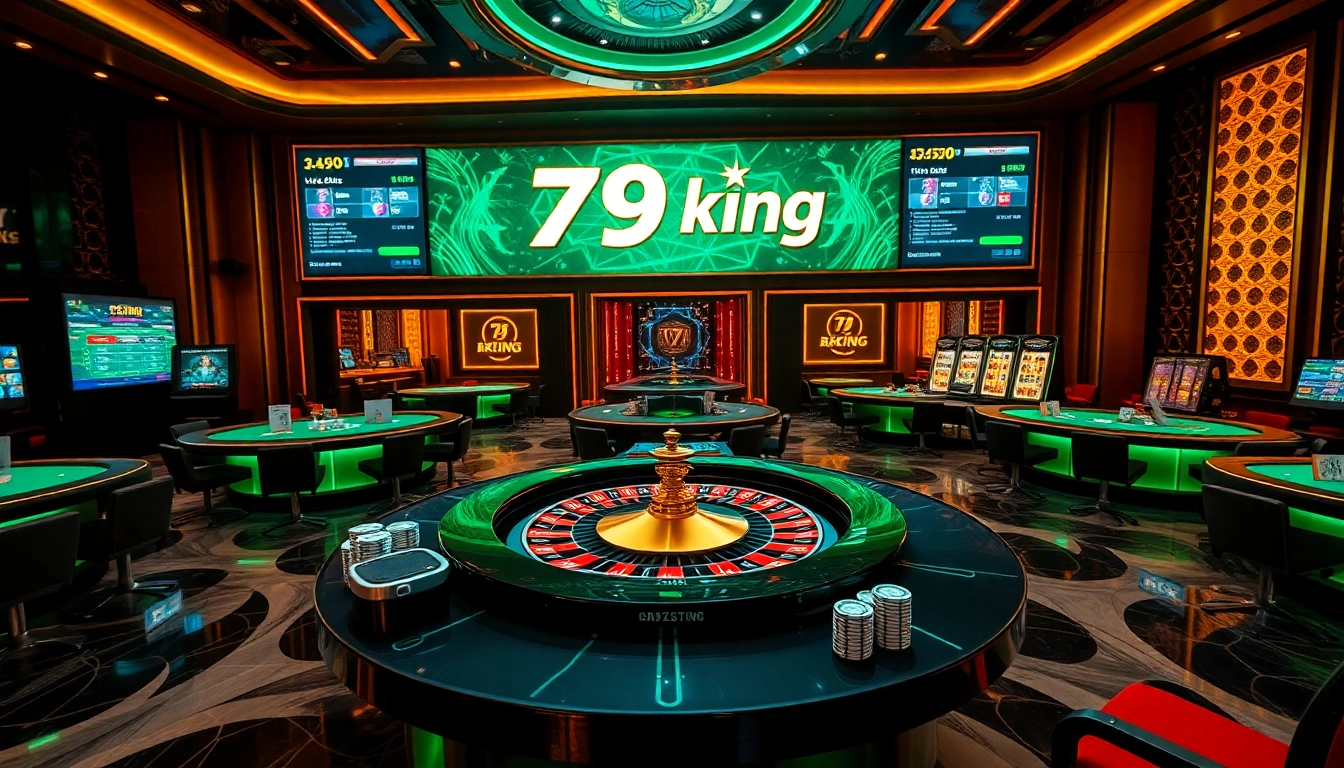 79king live casino scene with premium betting action and glowing odds