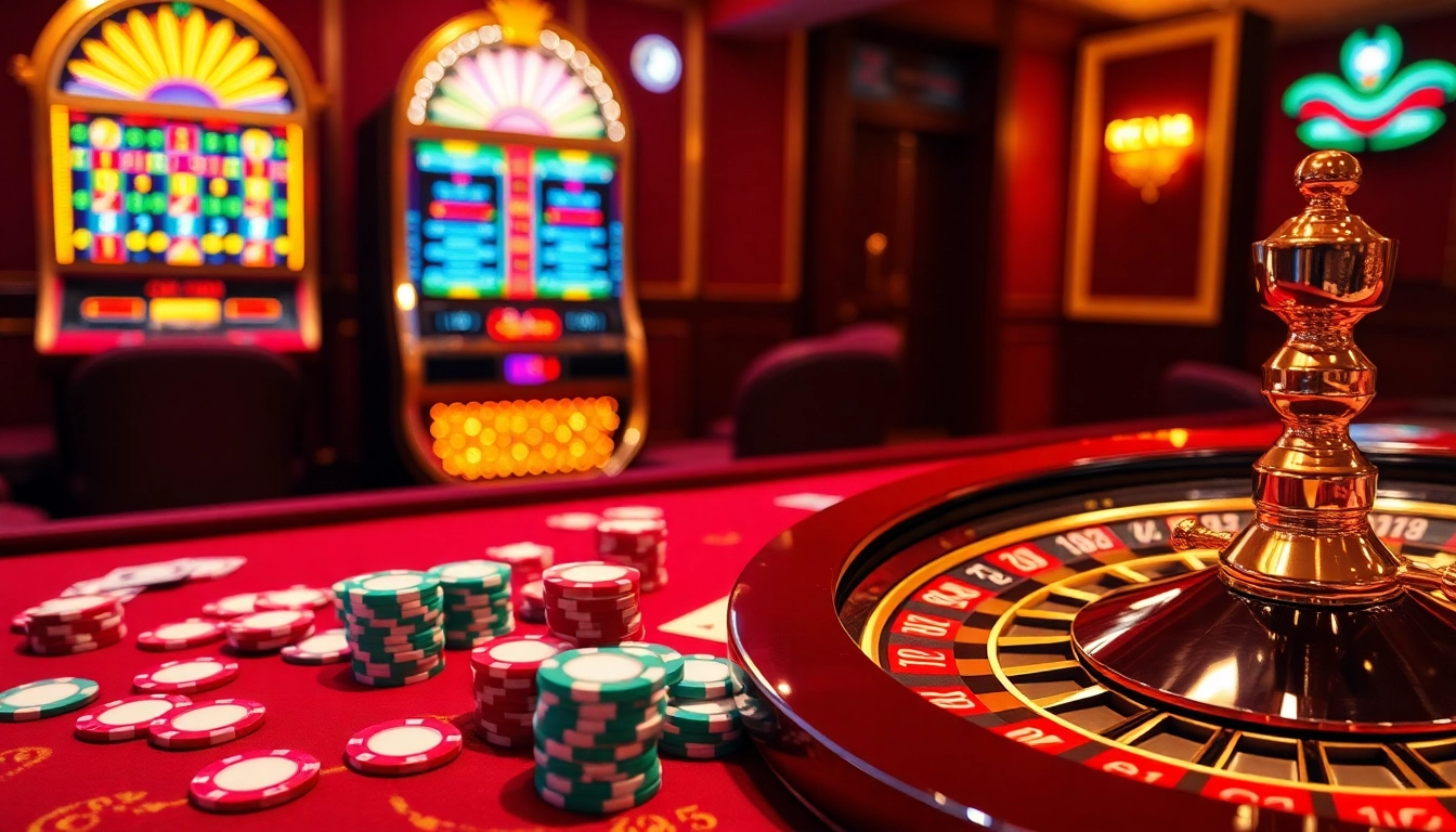 Experience the excitement of CM88 with vibrant casino chips and elegant gambling setups.