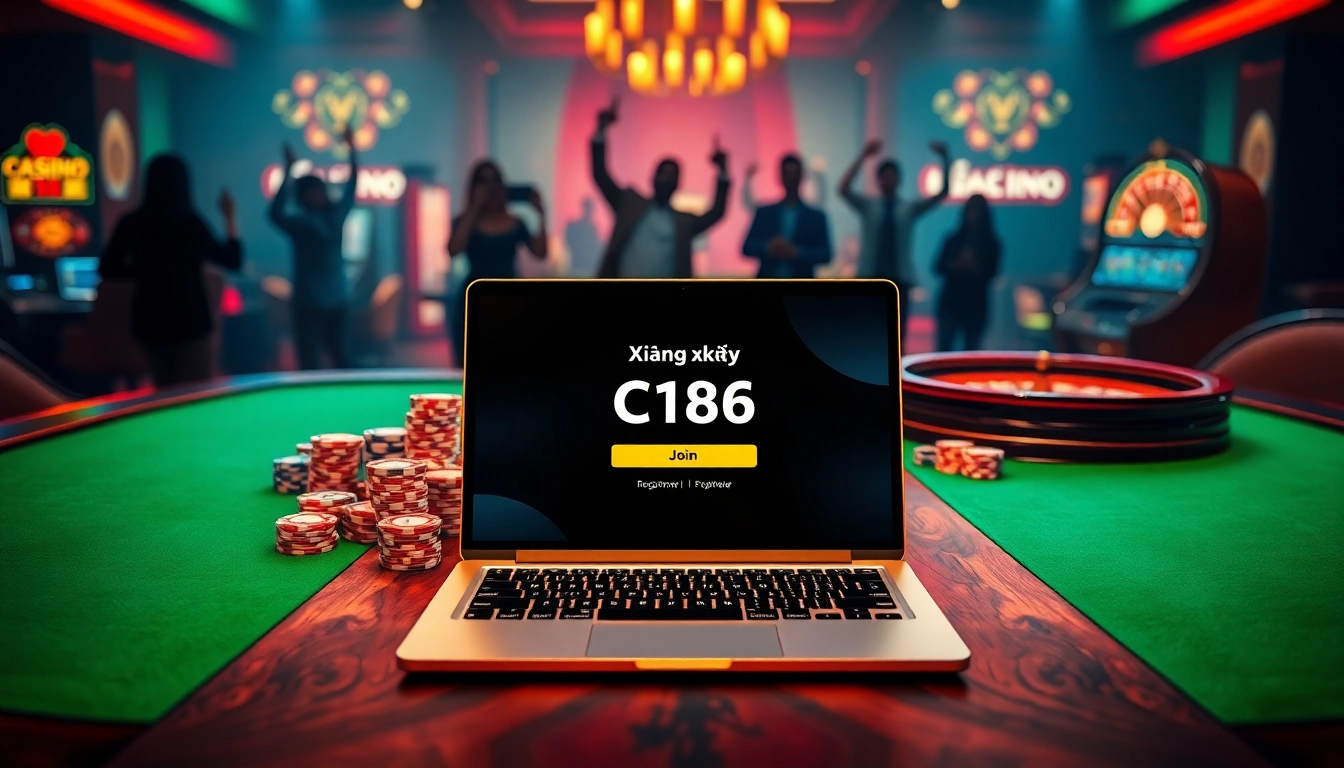 Engage in exciting gaming at C168 by easily registering on a luxurious online casino interface.