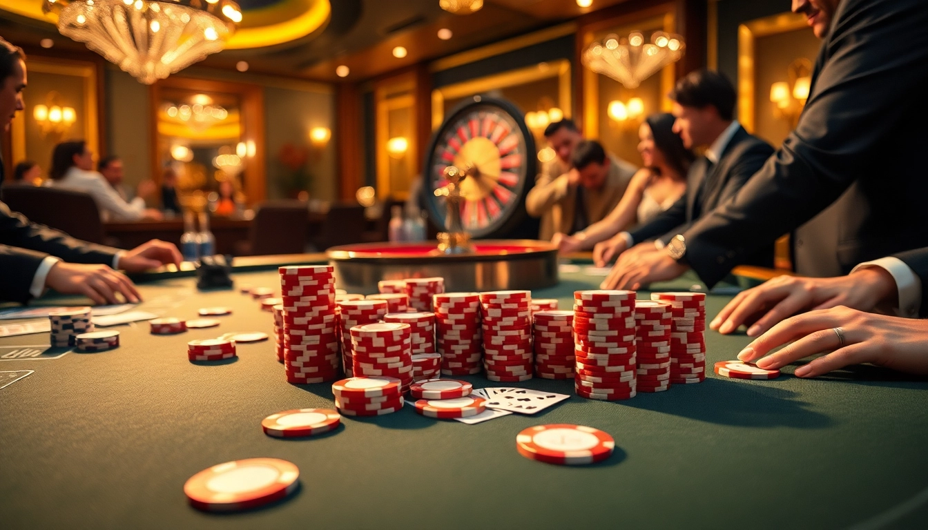 Experience the thrill of Vmax betting in a high-stakes casino environment with poker chips and cards.