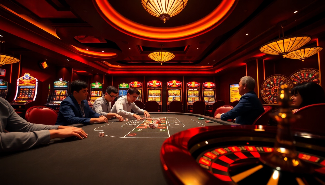 Experience the thrill of soibet with vibrant slot machines and high-stakes poker action.