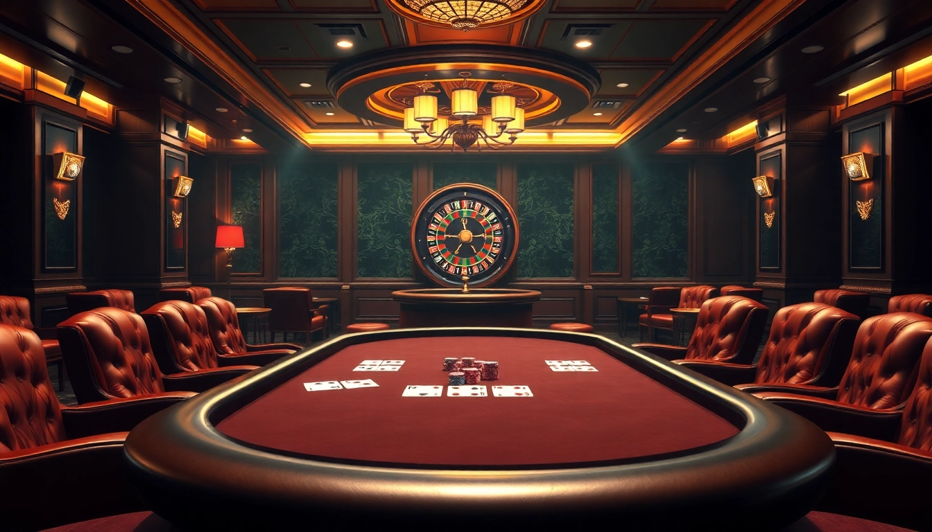 Engaging poker scene with vibrant chips and cards at a luxurious rik vip casino table.