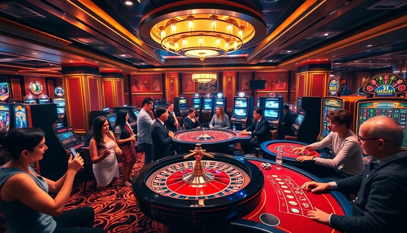Experience thrilling gaming at https://bl555.link/ with vibrant casino visuals of poker and roulette.