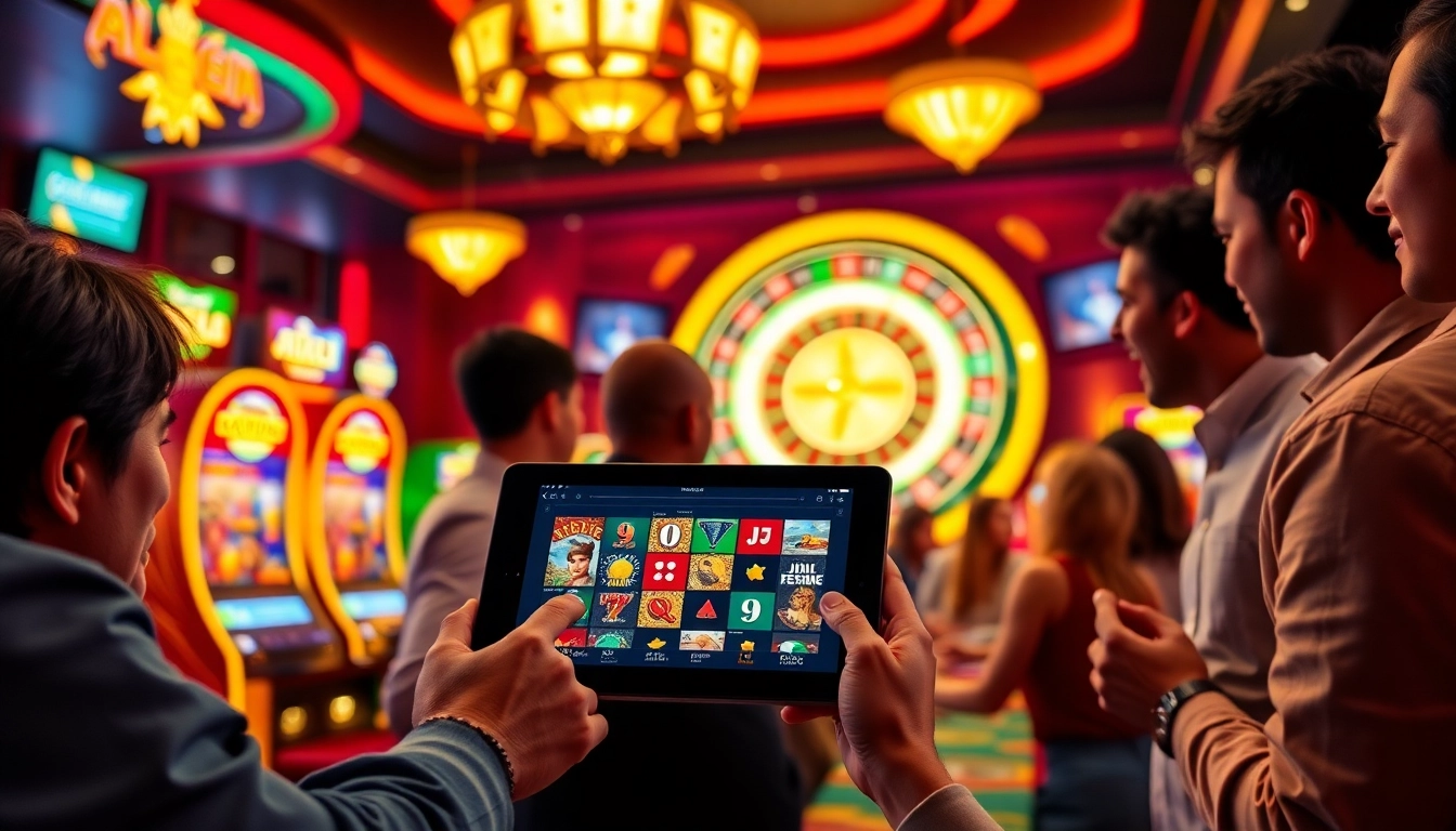JILI gaming interface enhances the excitement of players at a vibrant casino.
