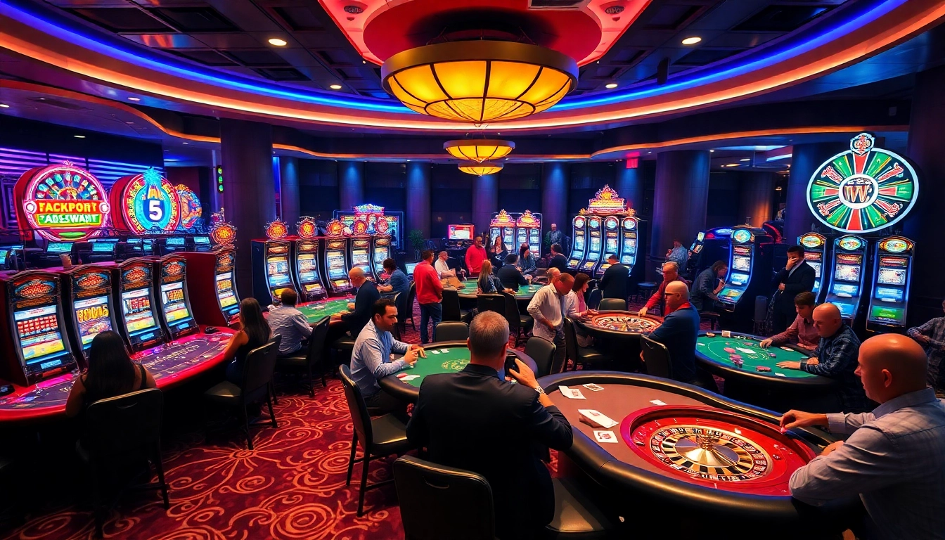 Engaging players at home jl55 casino tables showcasing thrilling gameplay and winning moments.