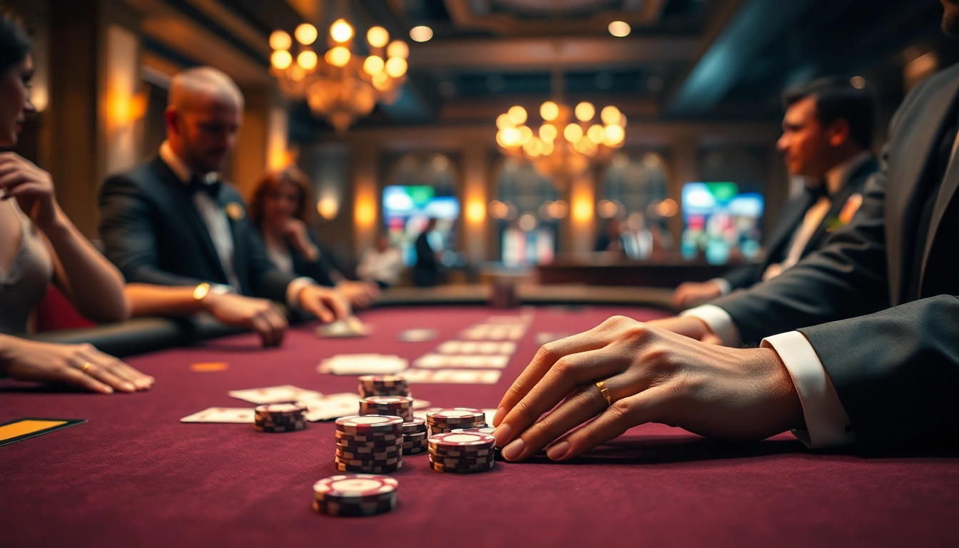 에볼루션 바카라 테이블에서 유럽식의 고급스러운 도박 장면을 보여줍니다.