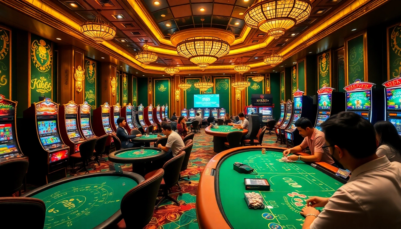 Experience the thrill at Nhà cái KK55's luxurious online casino, featuring vibrant games and exciting betting.