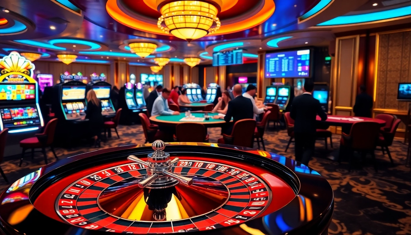 Experience the excitement of link alternatif sbobet with vibrant casino tables and betting opportunities.