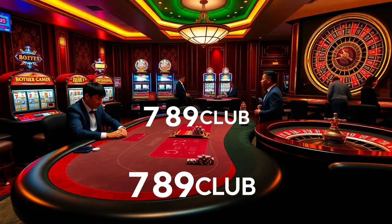 Experience thrilling gaming at 789CLUB with vibrant casino visuals and engaging gameplay.