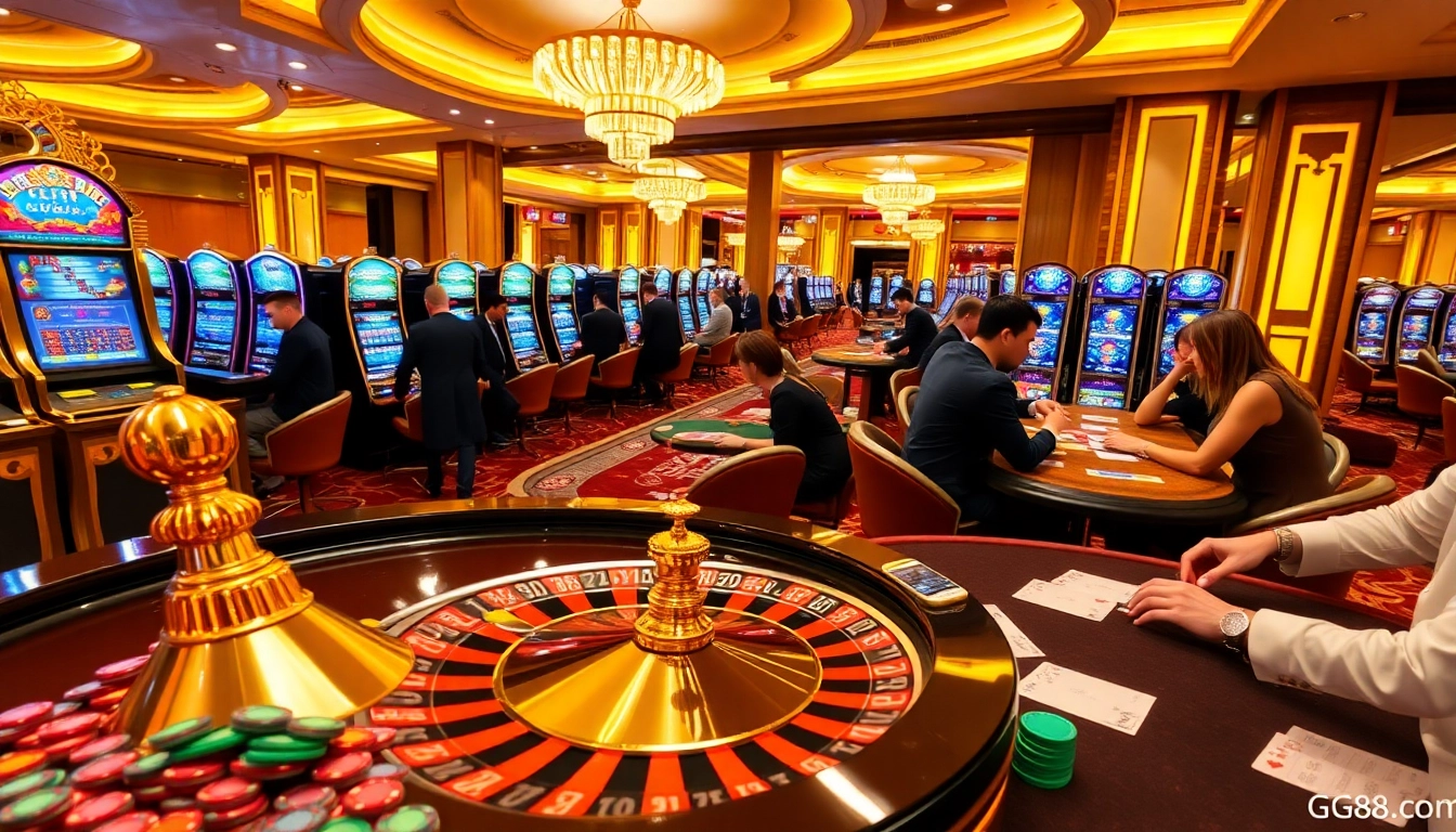 Experience the thrill of betting at GG88, where high-stakes gambling meets luxury.