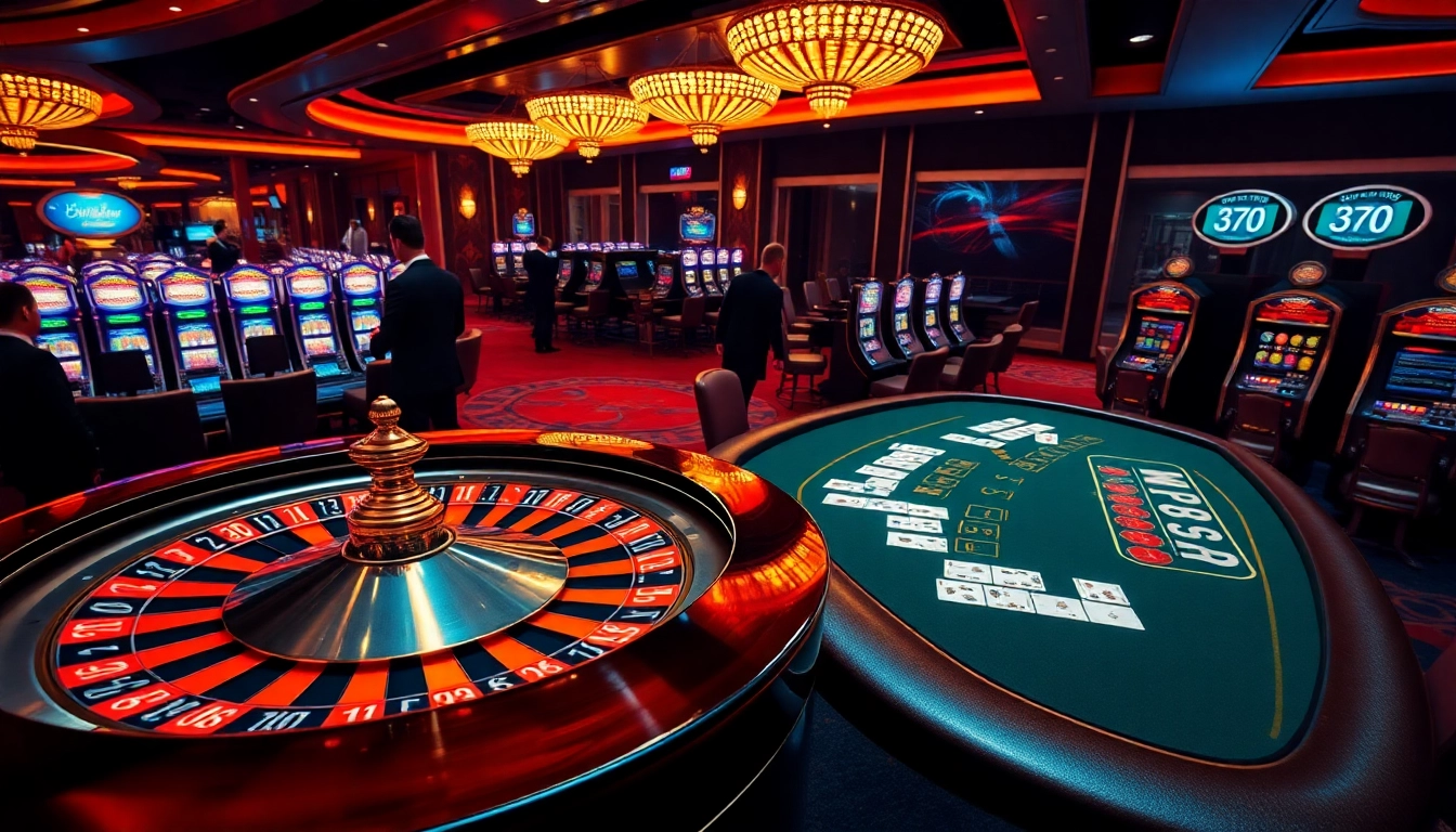 Experience the thrill of gambling at nhà cái Man88 with vibrant tables, roulette, and modern slots.